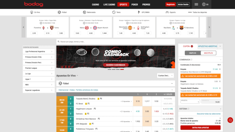 Bodog apuestas deportivas