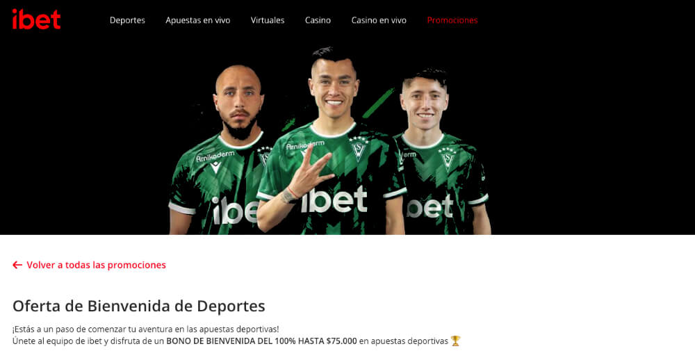 Bono para apuestas deportivas de iBet